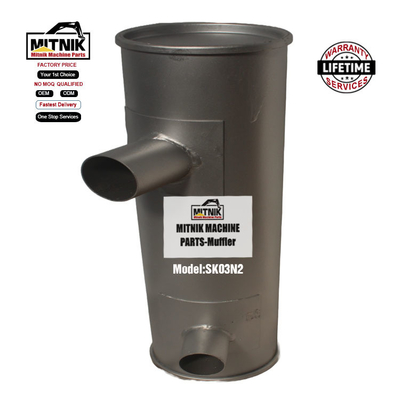 SK03N2 Excavator Engine Parts Silencer Muffler for Machinery Repair Shops Replacement