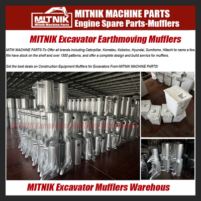 Excavator Spare Parts E320D2 Exhaust Muffler with Top Performance Pipes and Accessories