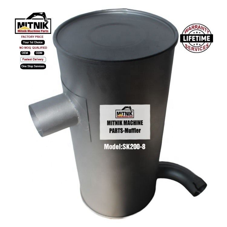 Excavator Spare Parts for Kobelco E25B Exhaust Muffler Pipes and Accessories